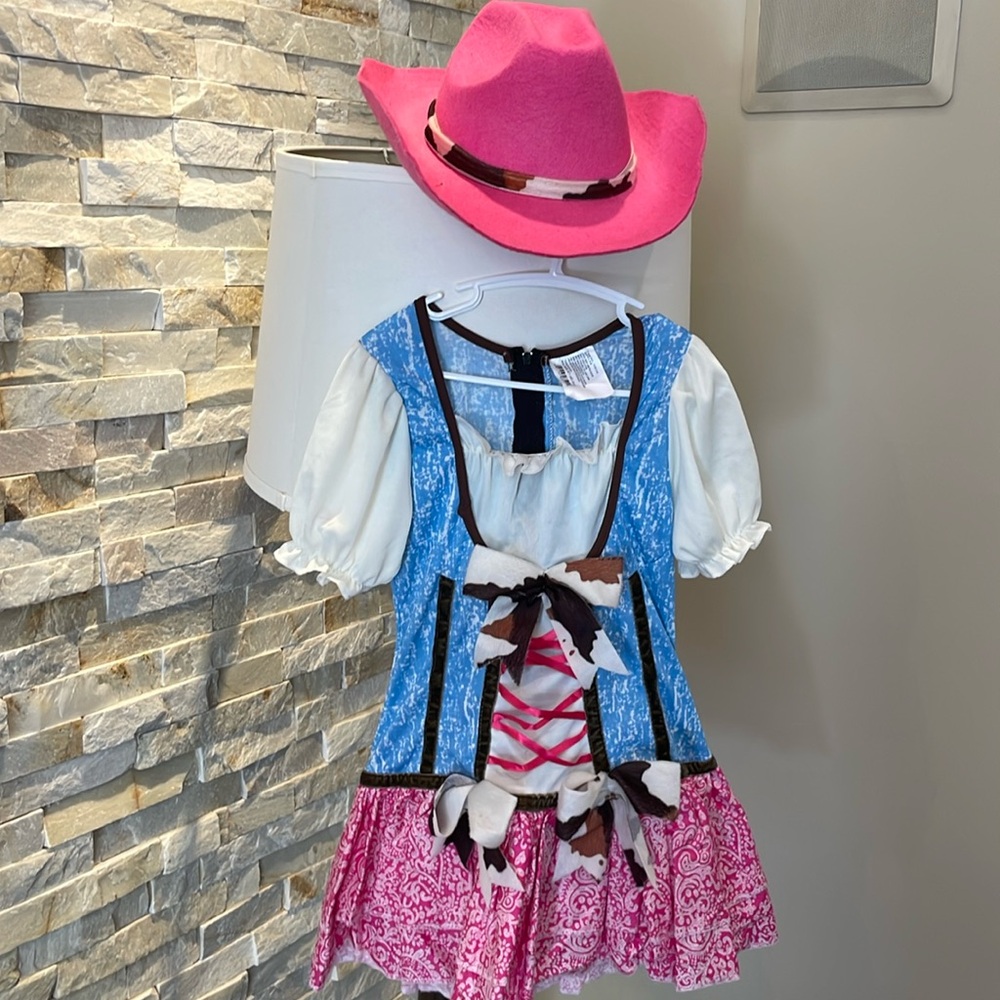 Fun World Girls' Rodeo Sweetie Costume Multicoloured